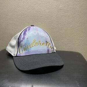 Disney Adustible SnapBack Cinderella Hat With Design On Front